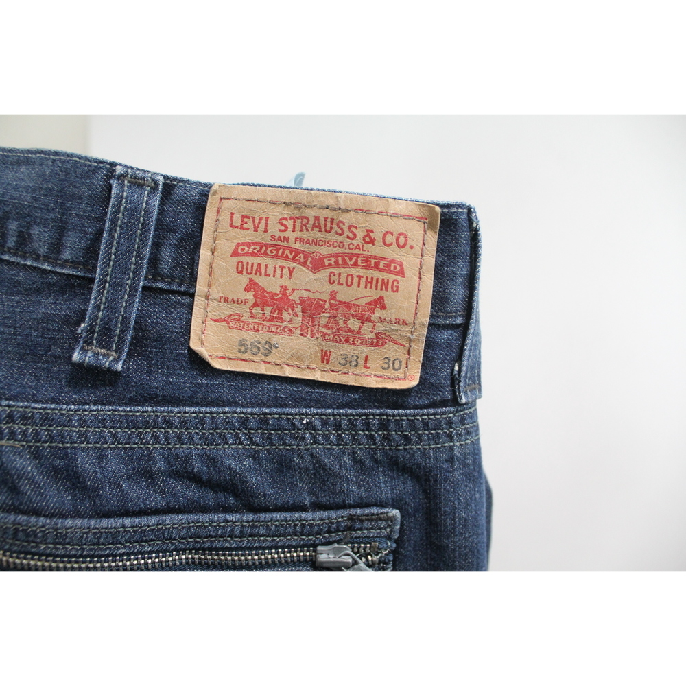 Levi's Men Blue 569 Men Denim Casual Straight Size 38X30 - Picture 3 of 9